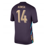 Anglicko Ezri Konsa #14 Vonkajší futbalový dres ME 2024 Krátky Rukáv